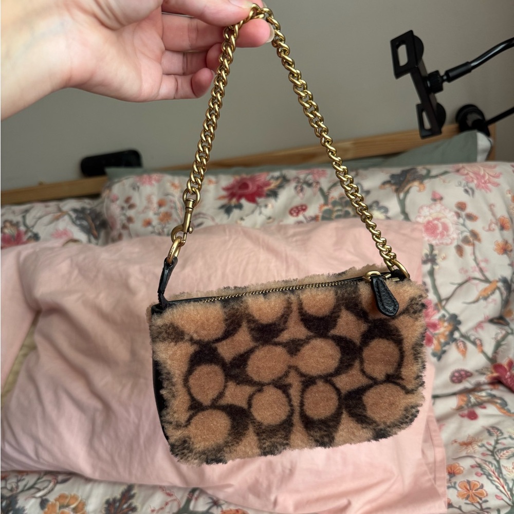 SOLD - Coach x Jennifer Lopez fur bag
